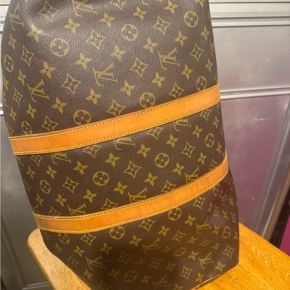 Louis Vuitton Brown and Tan Duffel Bag - Picture 14 of 14